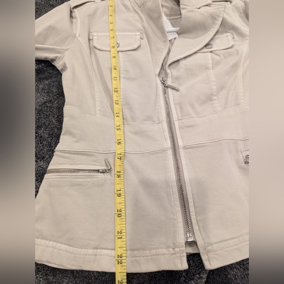 🔥New With Tags Whitehouse Black Market beige jacket size 0 - Picture 16 of 16